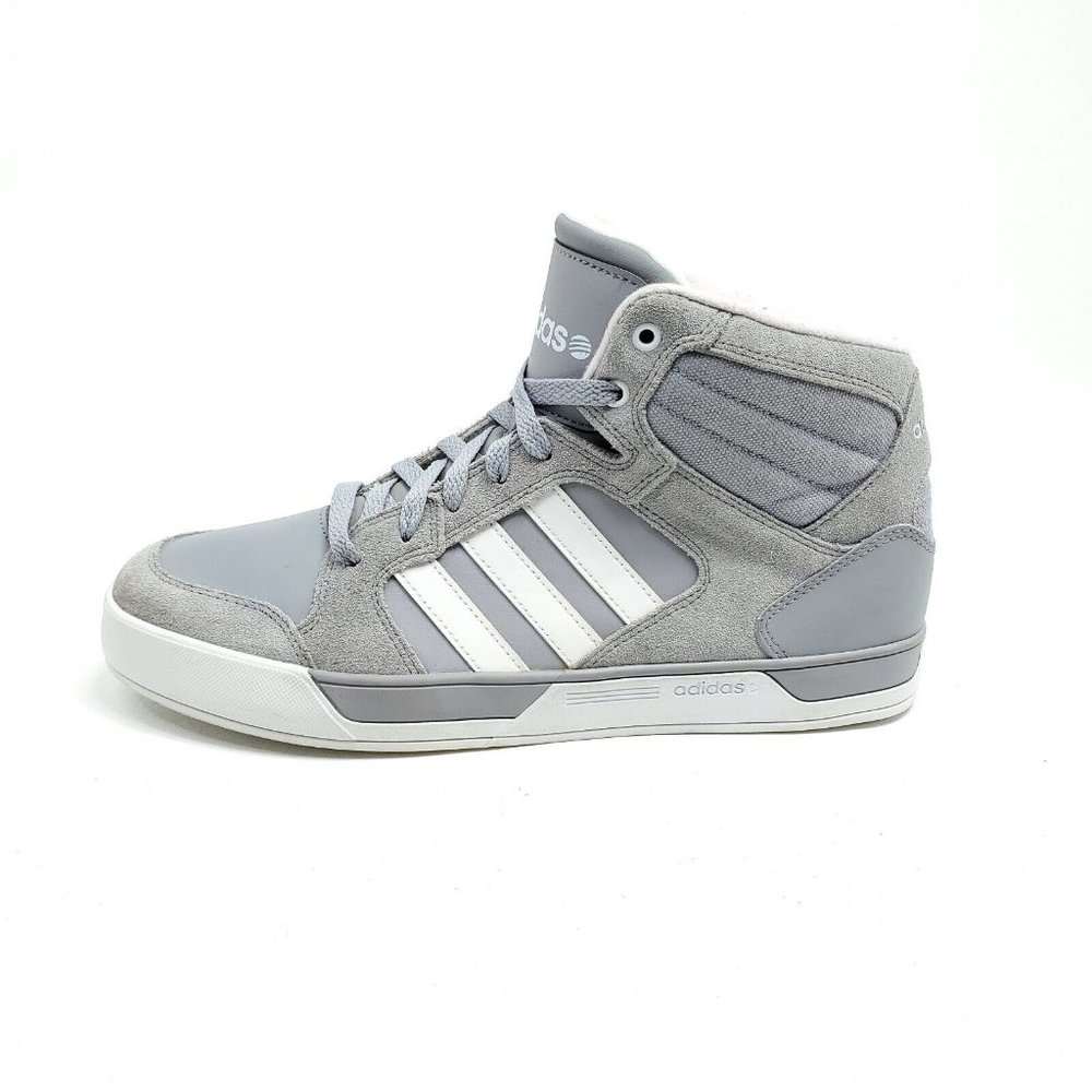 Adidas Mens Shoes Neo Raleigh High Top Basketball Sneaker Size 10 Gray G66472